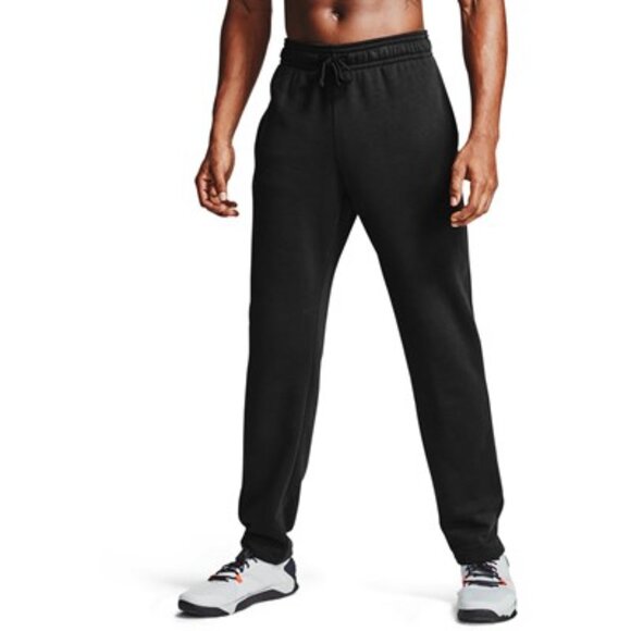 Under Armour - Mens Rival Fleece Bottoms, size medium US mens, color black. - Picture 1 of 5